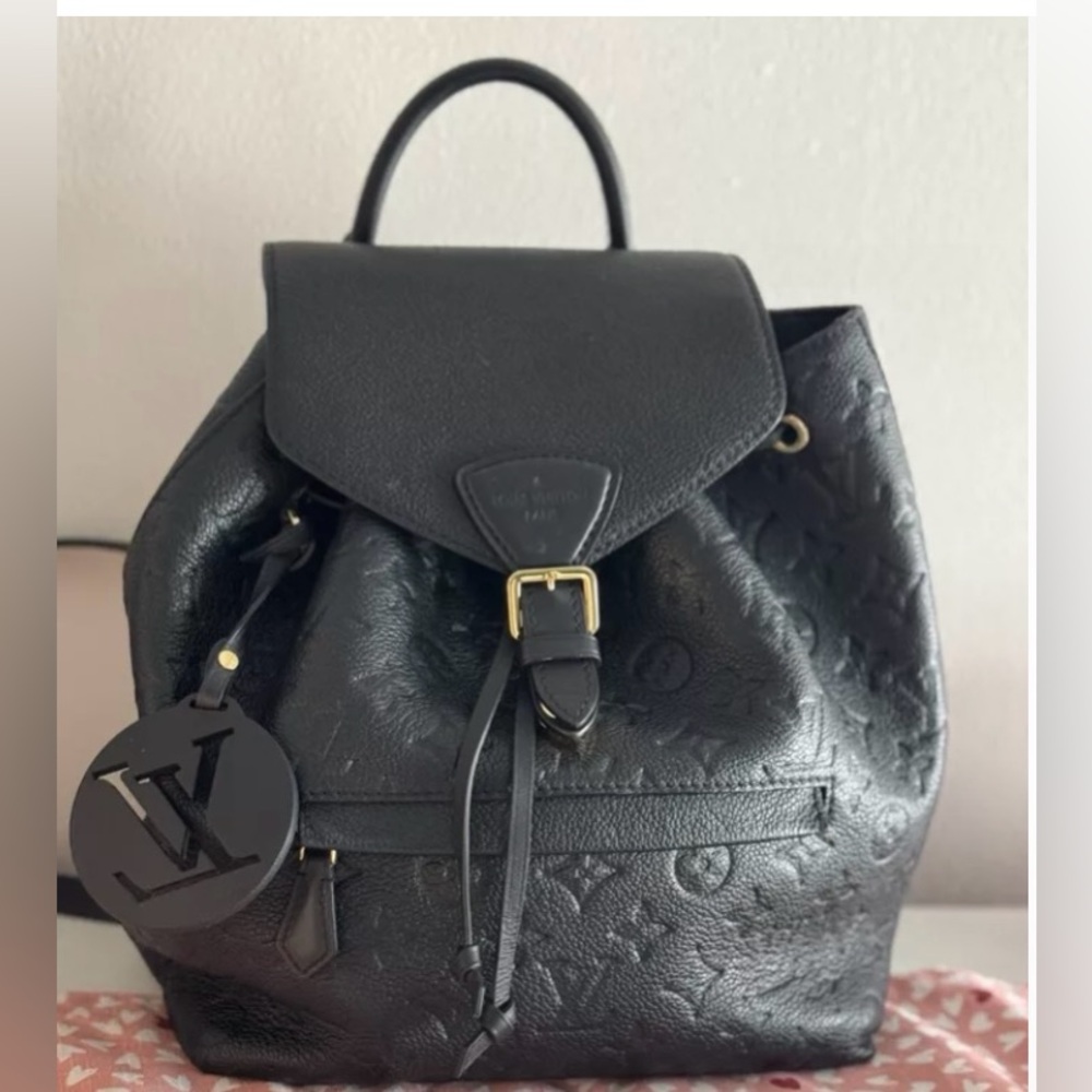 100% Authentic Louis Vuitton Montsouris Empreinte Backpack